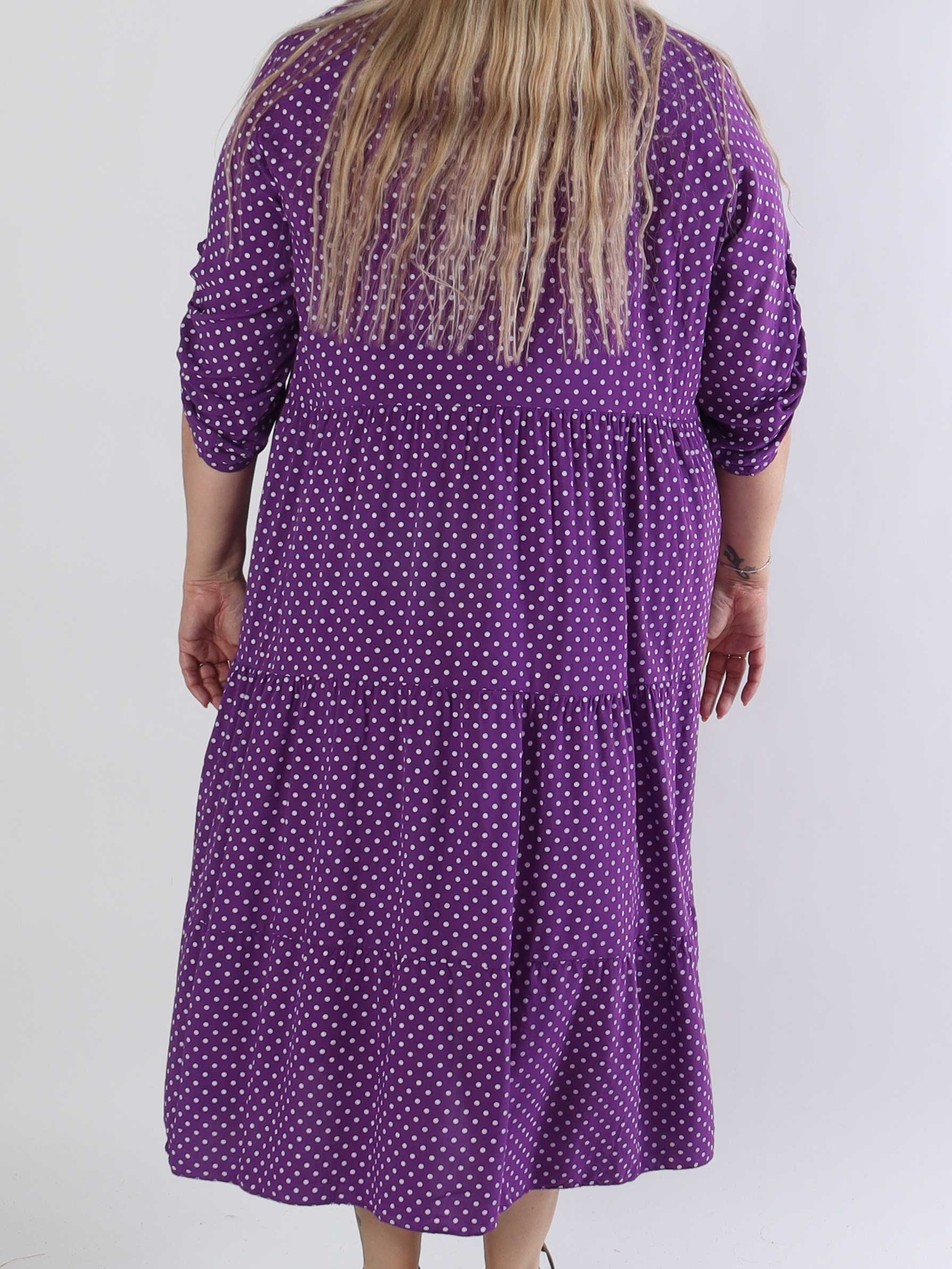 Dotti - Plus size-klänning med lager på lager-look i viskos
